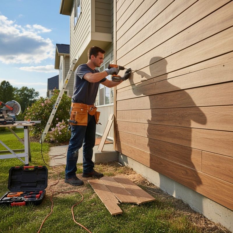 Local Woodpecker Siding Repair pros at work